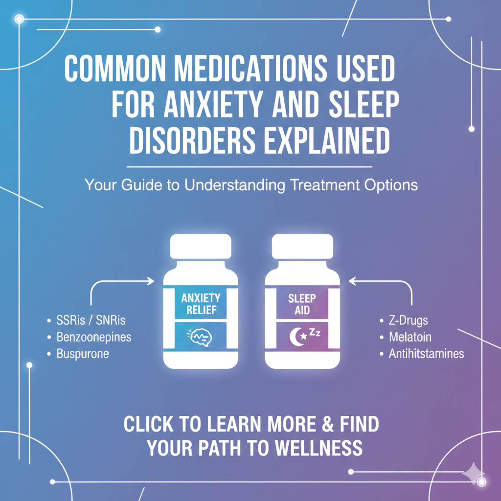 Medications For Anxiety and Sleep Disorders
