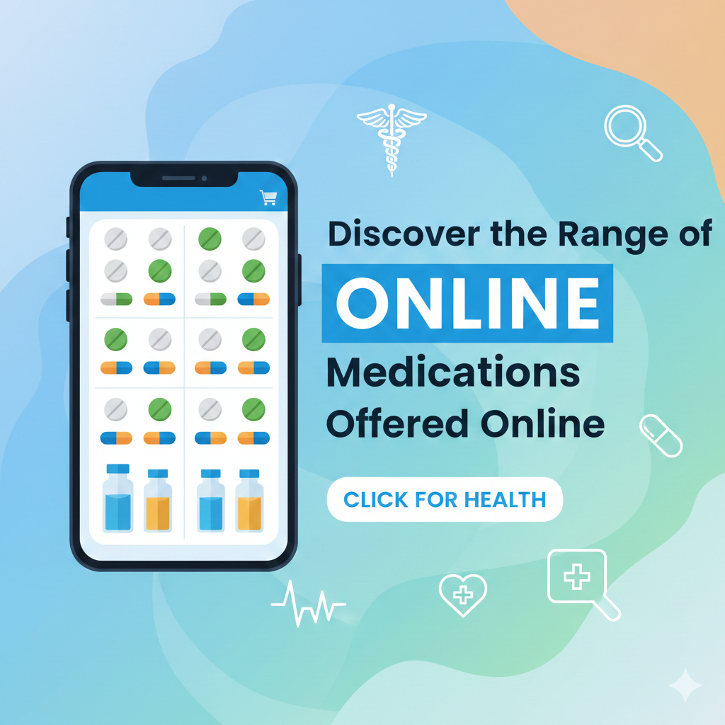 Range of Medications online